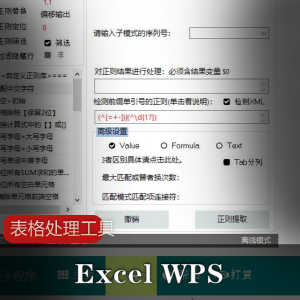 Excel WPS表格处理工具